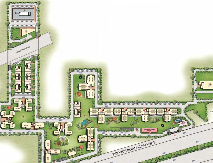 Master Plan of Ansal Heights 86 in Sector 86, Gurgaon - Image 81411