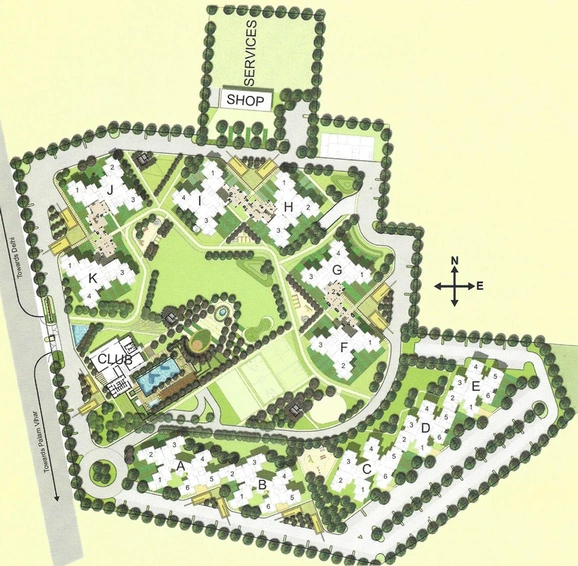Master Plan of Mahindra Aura in Sector 110 A, Gurgaon - Image 2657