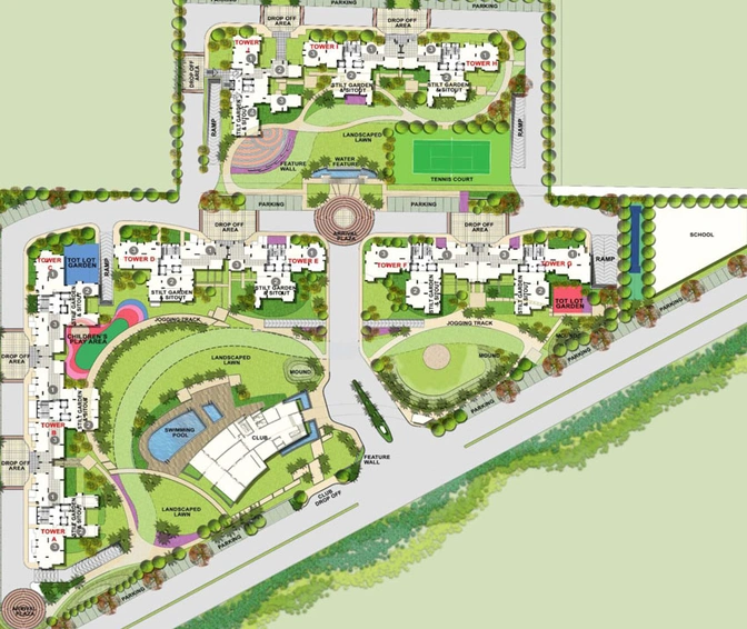 Master Plan of SS The Coralwood in Sector 84, Gurgaon - Image 2671