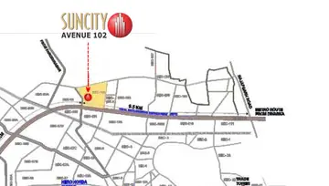 Location of Suncity Avenue 102 - Image 2709