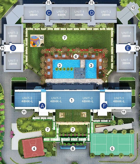 Master Plan of Suncity Platinum Towers in Sector 28, Gurgaon - Image 2728