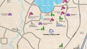 Location of Godrej Urban Park - Image 12216