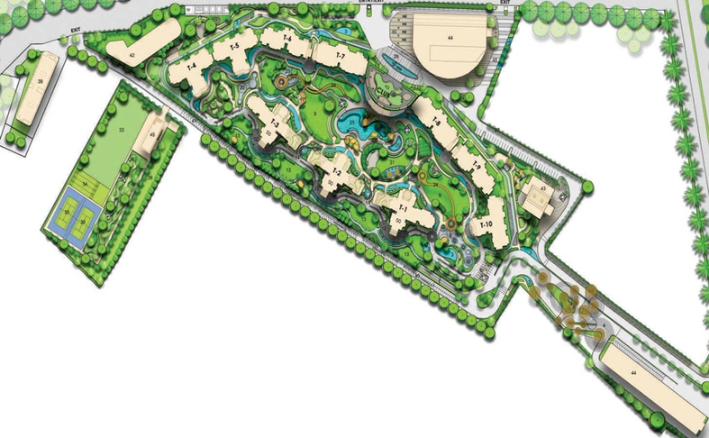 Master Plan of Tulip Monsella in Sector 53, Gurgaon - Image 48923