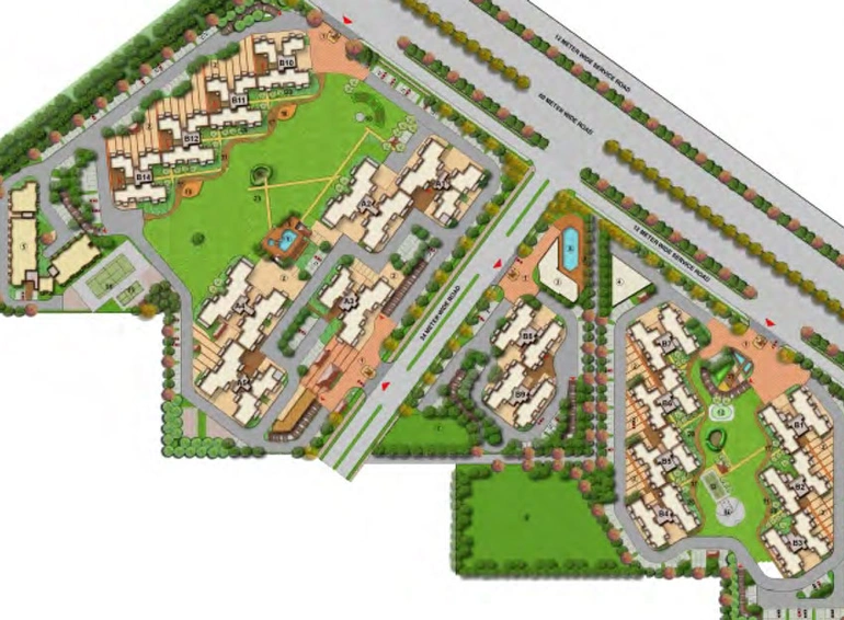 Master Plan of M3M Woodshire in Sector 108, Gurgaon - Image 100325