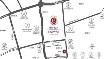 Location of Birla Navya - Image 7564