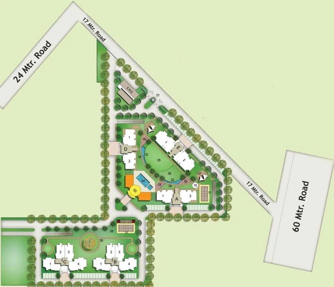 Master Plan of Corona Gracieux in Sector 76, Gurgaon - Image 60068