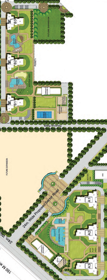 Master Plan of Puri Emerald Bay in Sector 104, Gurgaon - Image 75455