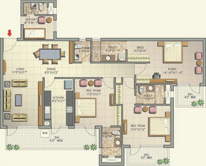 3 BHK Flat in Corona Optus in Sector 37C, Gurgaon - Image 496932
