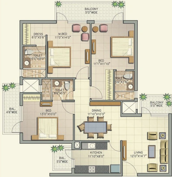 3 BHK Flat in Corona Optus in Sector 37C, Gurgaon - Image 496931