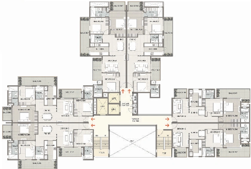 Floor Plan of ILD Grand in Sector 37C, Gurgaon - Image 3222