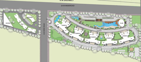 Master Plan of Krrish Florence Estate in Sector 70A, Gurgaon - Image 3239