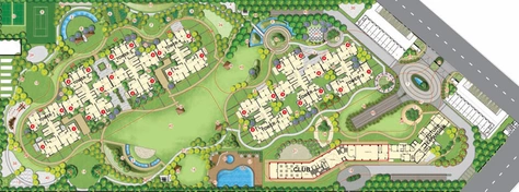 Master Plan of Hero Homes in Sector 104, Gurgaon - Image 49402