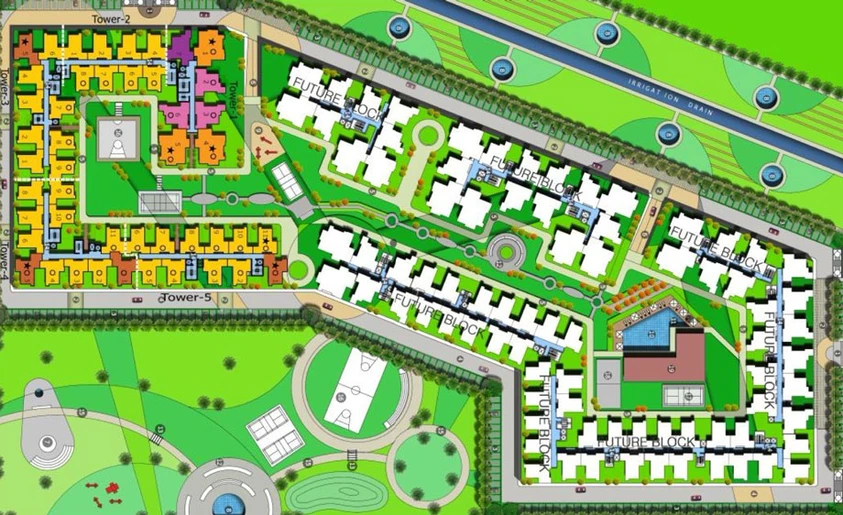 Master Plan of SVP Gulmohur Vatika in NH 24, Ghaziabad - Image 2477