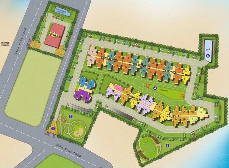Master Plan of SG Grand in Raj Nagar Extension, Ghaziabad - Image 98309