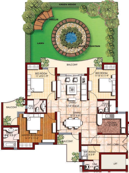 3 BHK House/Villa in SVP Gulmohur Greens in Mohan Nagar, Ghaziabad - Image 499150