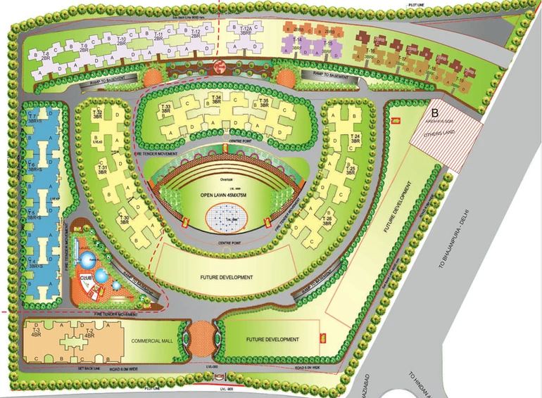Master Plan of SVP Gulmohur Greens in Mohan Nagar, Ghaziabad - Image 50325