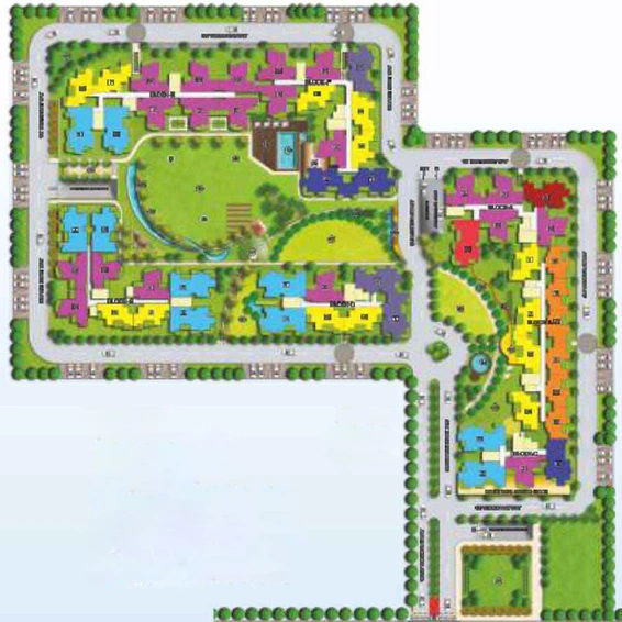 Master Plan of Uninav Heights in Raj Nagar Extension, Ghaziabad - Image 2491