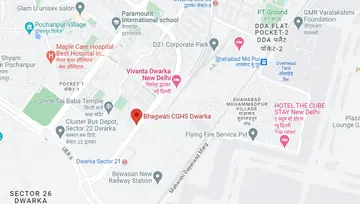 Location of The Bhagwati CGHS - Image 49973
