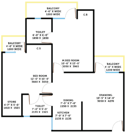 2 BHK Flat in Revanta Suryaa Homes in Dwarka, New Delhi - Image 450258