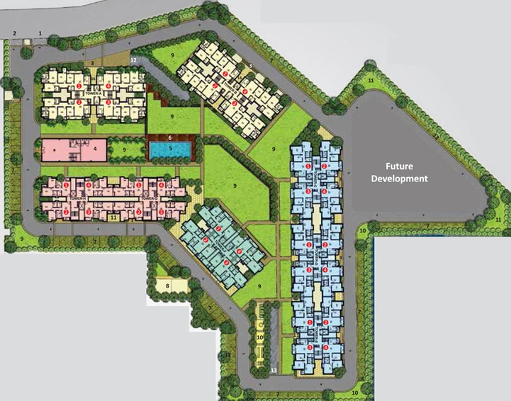 Master Plan of Umang Winter Hills in Dwarka, New Delhi - Image 2394