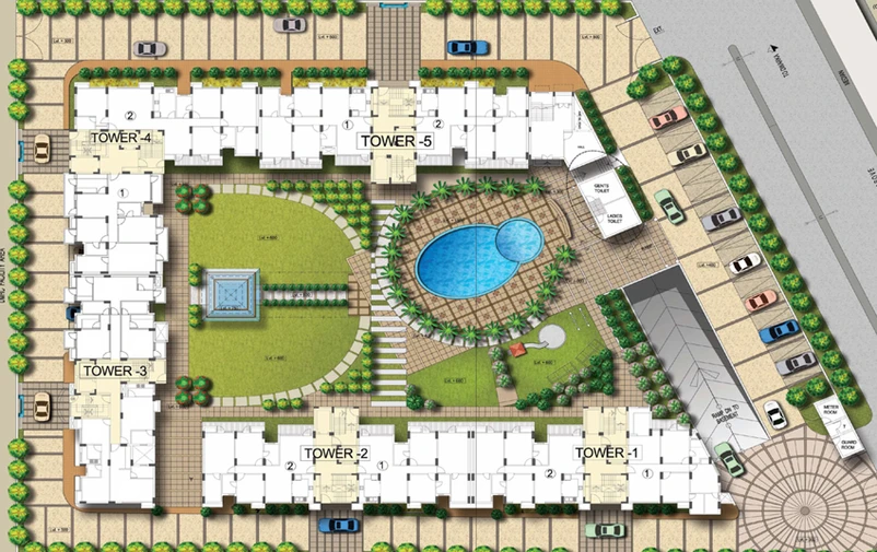 Master Plan of Parsvnath Paramount in Rajouri Garden, New Delhi - Image 2388