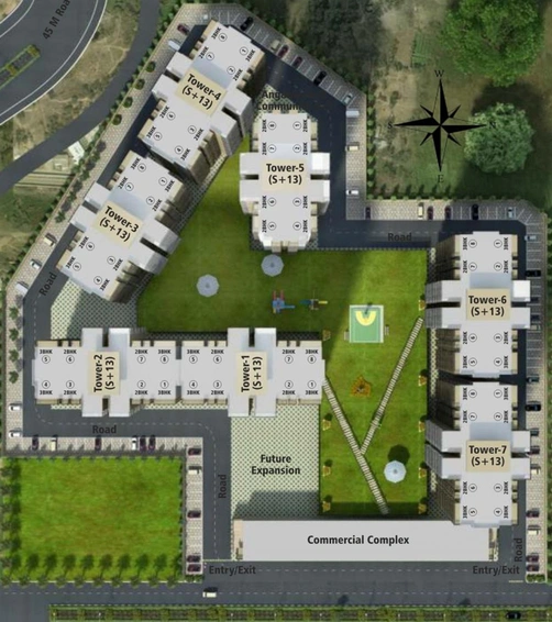 Master Plan of Happy Homes Grand in Sector 85, Faridabad - Image 78878
