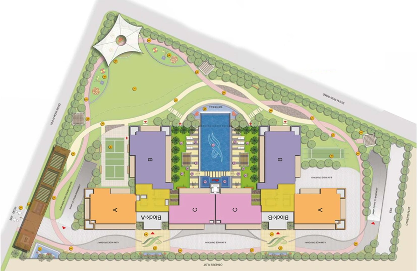 Master Plan of Arihant South Winds in Surajkund, Faridabad - Image 49309