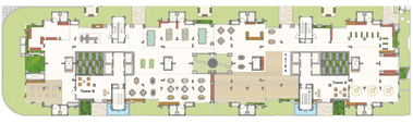 Floor Plan of M2K Victoria Gardens in Model Town, New Delhi - Image 2378