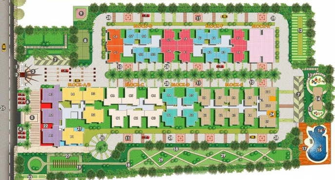 Master Plan of LR Bluemoon Homes in Raj Nagar Extension, Ghaziabad - Image 86952