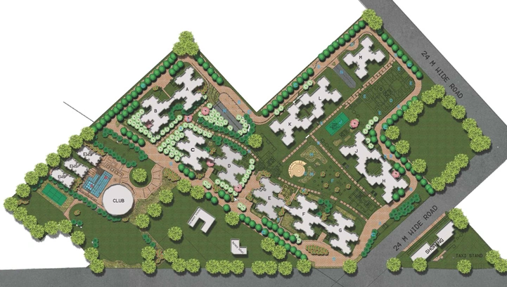 Master Plan of BPTP Princess Park in Sector 86, Faridabad - Image 2508