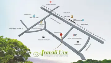 Location of Maxheights Aravali One - Image 49326