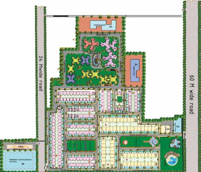 Master Plan of Era Divine Court in Sector 76, Faridabad - Image 49410