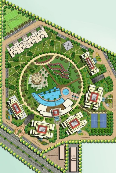 Master Plan of ATS Tourmaline in Sector 109, Gurgaon - Image 3264