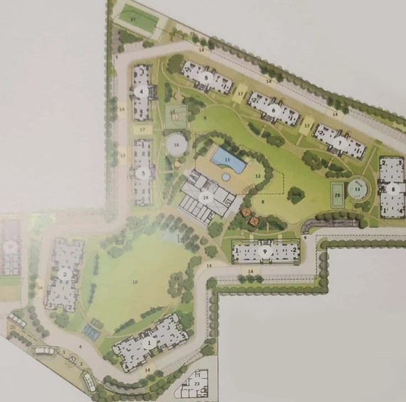 Master Plan of Chintels Serenity in Sector 109, Gurgaon - Image 49539