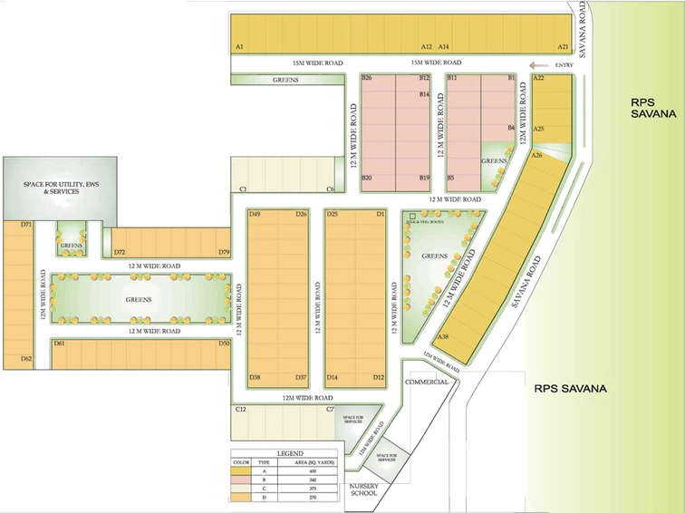 Master Plan of RPS Palms in Sector 88, Faridabad - Image 56826
