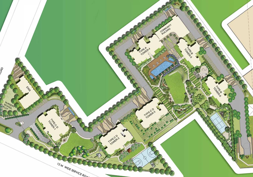 Master Plan of ATS Tangerine in Dwarka Expressway, Gurgaon - Image 3270