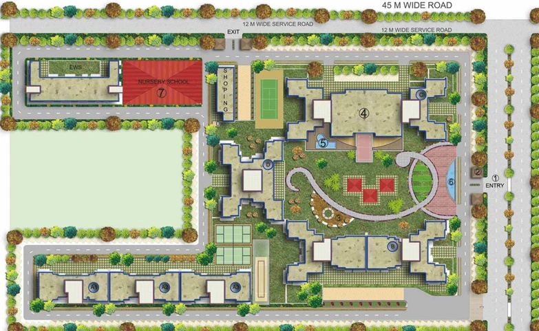 Master Plan of Universal Greens in Sector 85, Faridabad - Image 49584