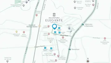 Location of Kalpataru Elegante - Image 12589