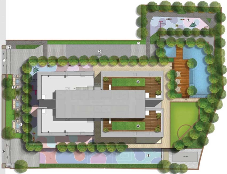 Master Plan of Kalpataru Elegante in Kandivali East, Mumbai - Image 12591