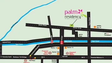 Location of Ras Palm Residency - Image 2950