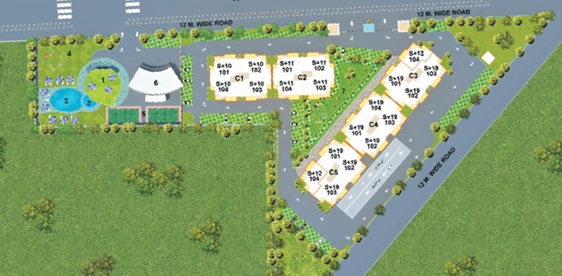 Master Plan of Ras Palm Residency in Sector 75, Faridabad - Image 2951