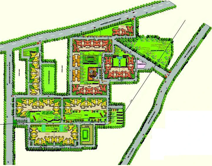 Master Plan of Omaxe Heights in Sector 86, Faridabad - Image 49632