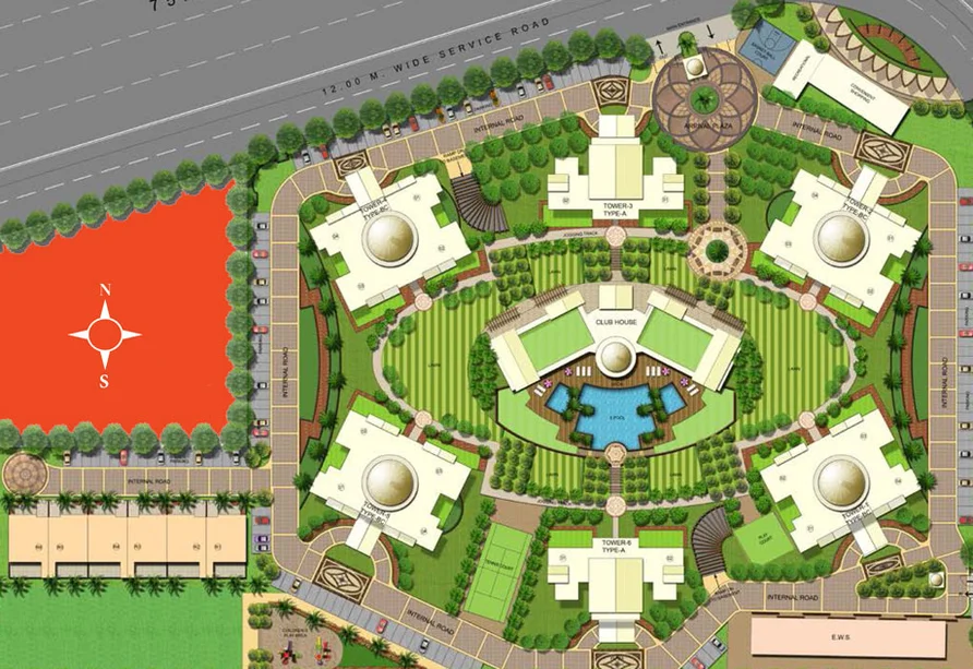 Master Plan of ATS Marigold in Sector 89A, Gurgaon - Image 3315