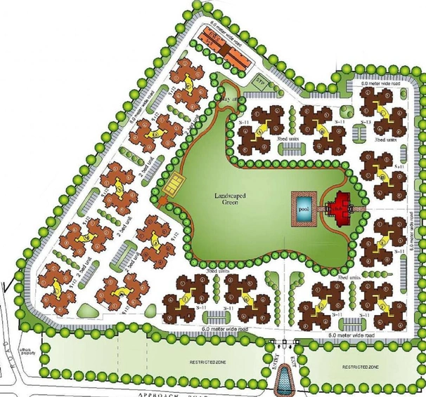 Master Plan of Piyush Heights in Sector 89, Faridabad - Image 61183