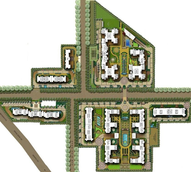 Master Plan of Puri The Pranayam in Sector 82, Faridabad - Image 49643