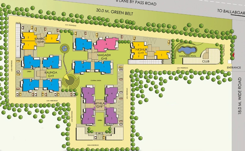 Master Plan of SLF Indraprastha in Sector 30, Faridabad - Image 75085