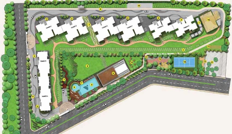 Master Plan of Shapoorji Vicinia in Andheri East, Mumbai - Image 12684