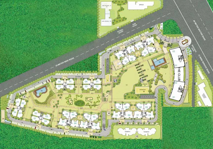 Master Plan of Microtek Greenburg in Sector 86, Gurgaon - Image 8289