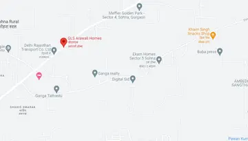 Location of GLS Arawali Homes - Image 8296