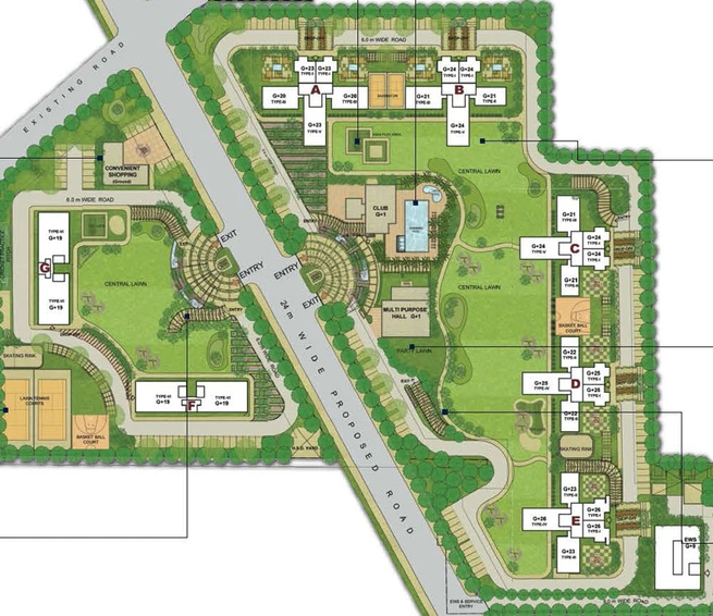 Master Plan of Alpha Gurgaon One in Sector 84, Gurgaon - Image 8317